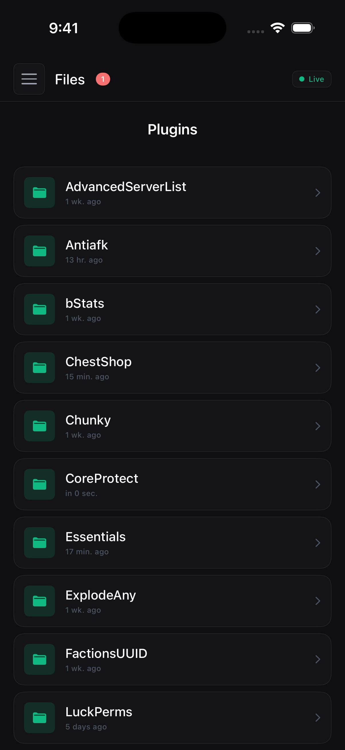 PulsePanel file manager